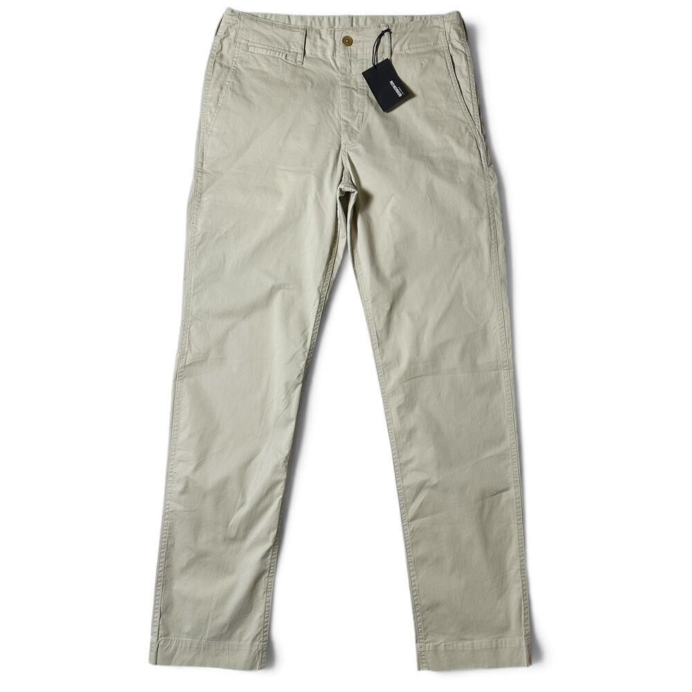 Buck Mason Carry-On Pant Mens Size 30x34 Oyster Cotton Stretch Chino NWT